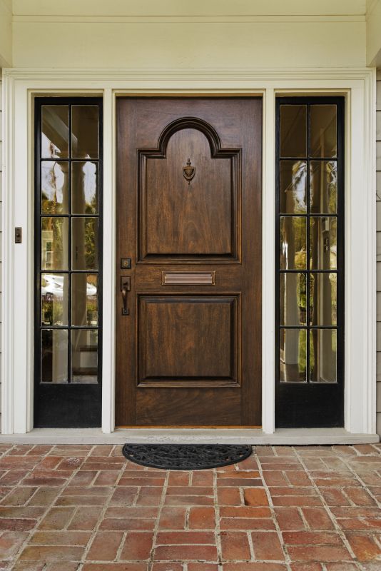 Exterior Door Staining