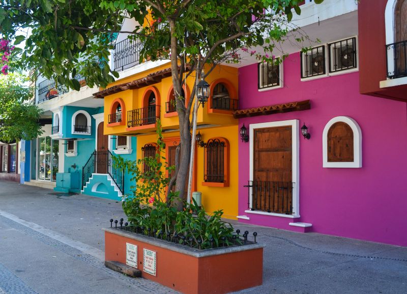 Colorful Residential Exterior